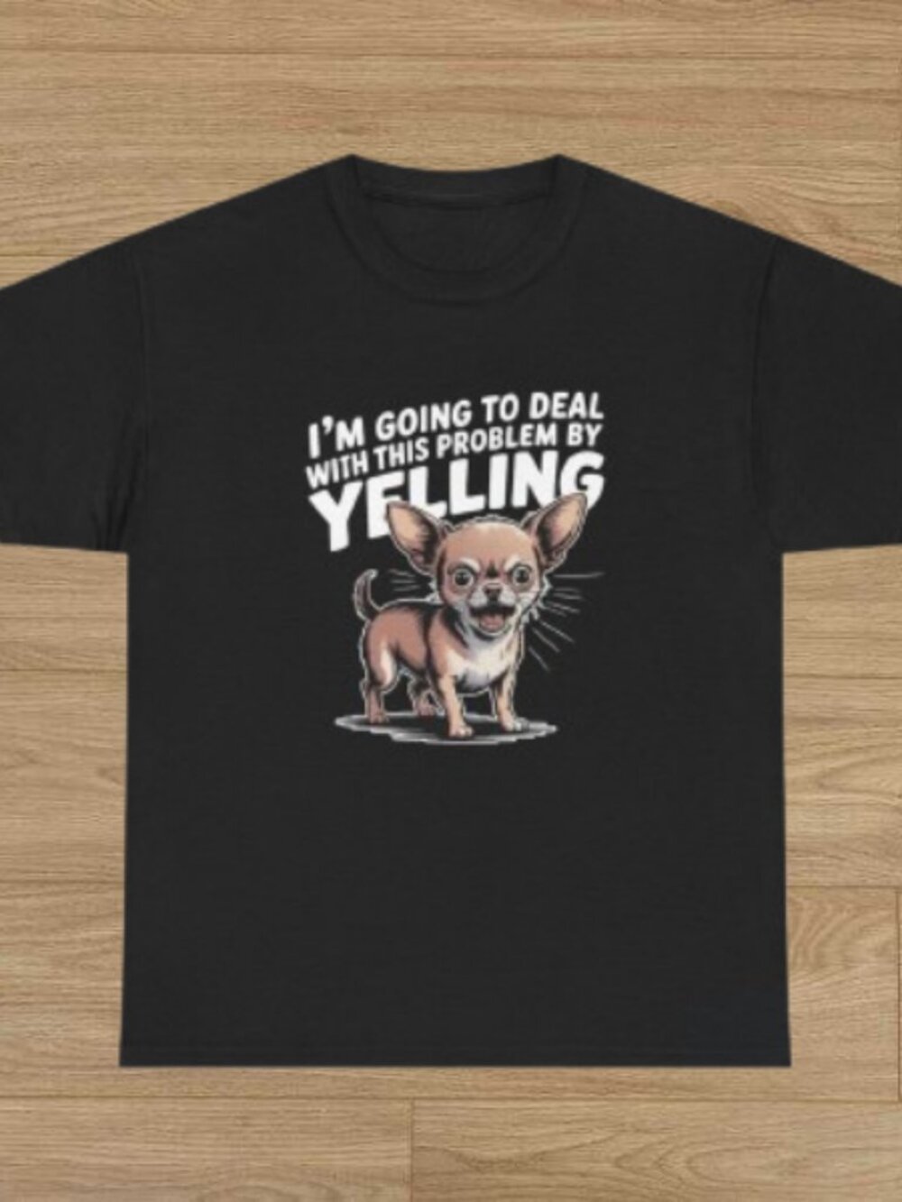 Funny Chihuahua Dog Barking Graphic T-Shirt